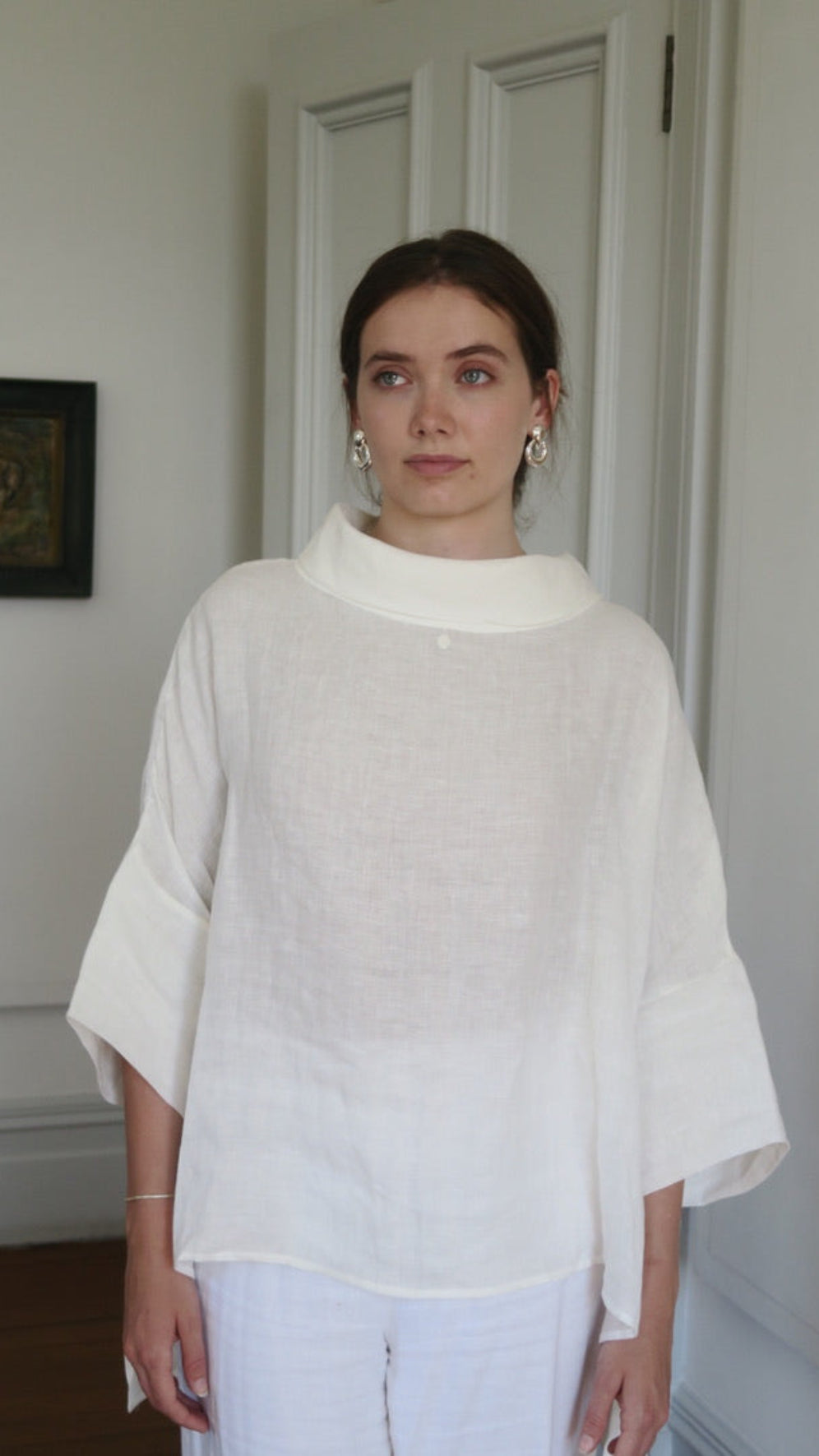 Asla Linen Cove Top