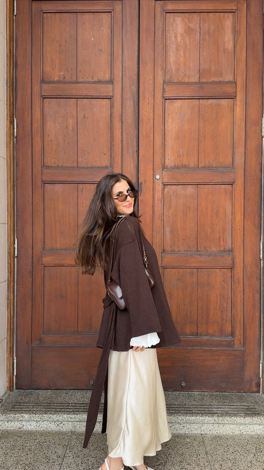 The Wrapped Cardigan - 100% Wool